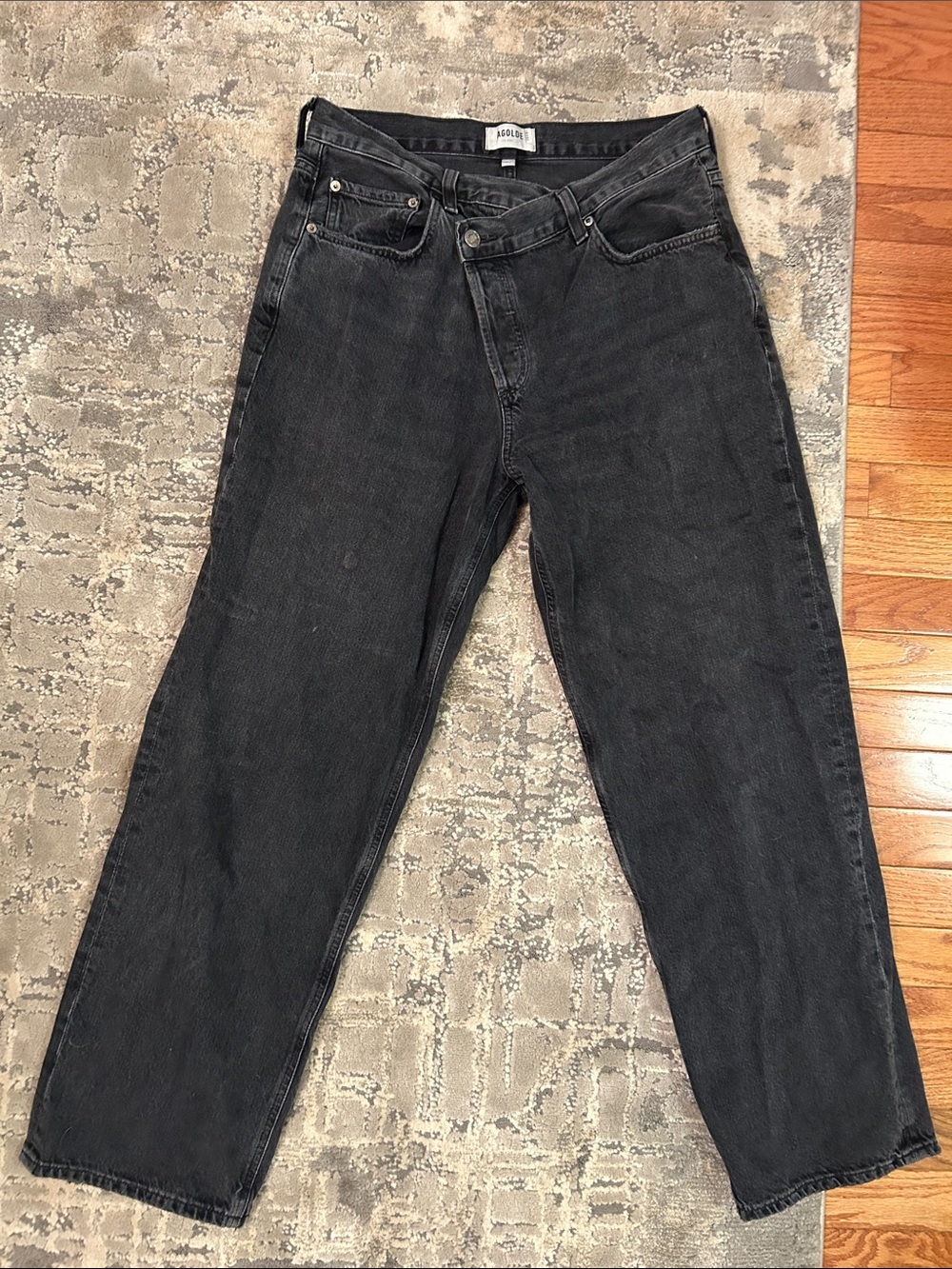 Agolde Black Boyfriend Jeans
